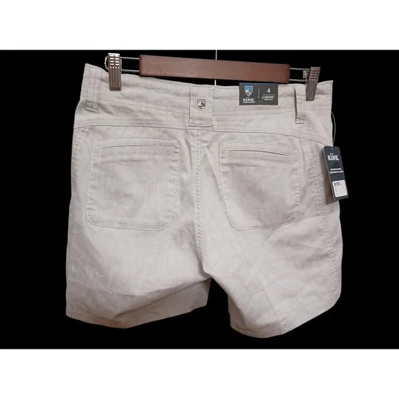 NEW Kuhl Women's Cabo Shorts Birch  Grey Size 4 Gray NWT - Picture 2 of 5